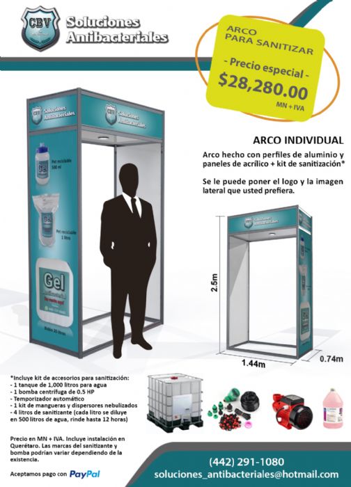 Arco sanitizante